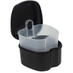 Denture Storage Container, Black